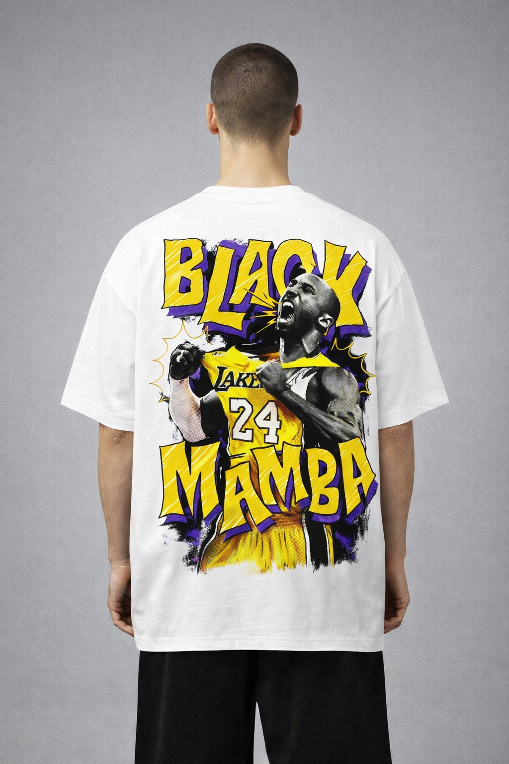 BLACK MAMBA KOBE 2Tees+1shorts(pack of 3) Cord Set (trending)