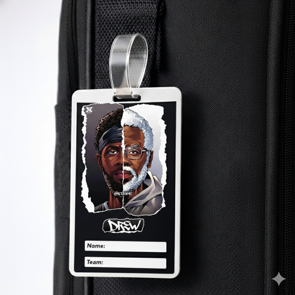 Pack of 2 Kyrie Comic edition Bag Tags