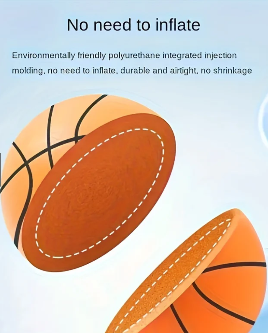 Silent Basketball size 5/6/7 ,Anti damage indoor basketball foam material Ball