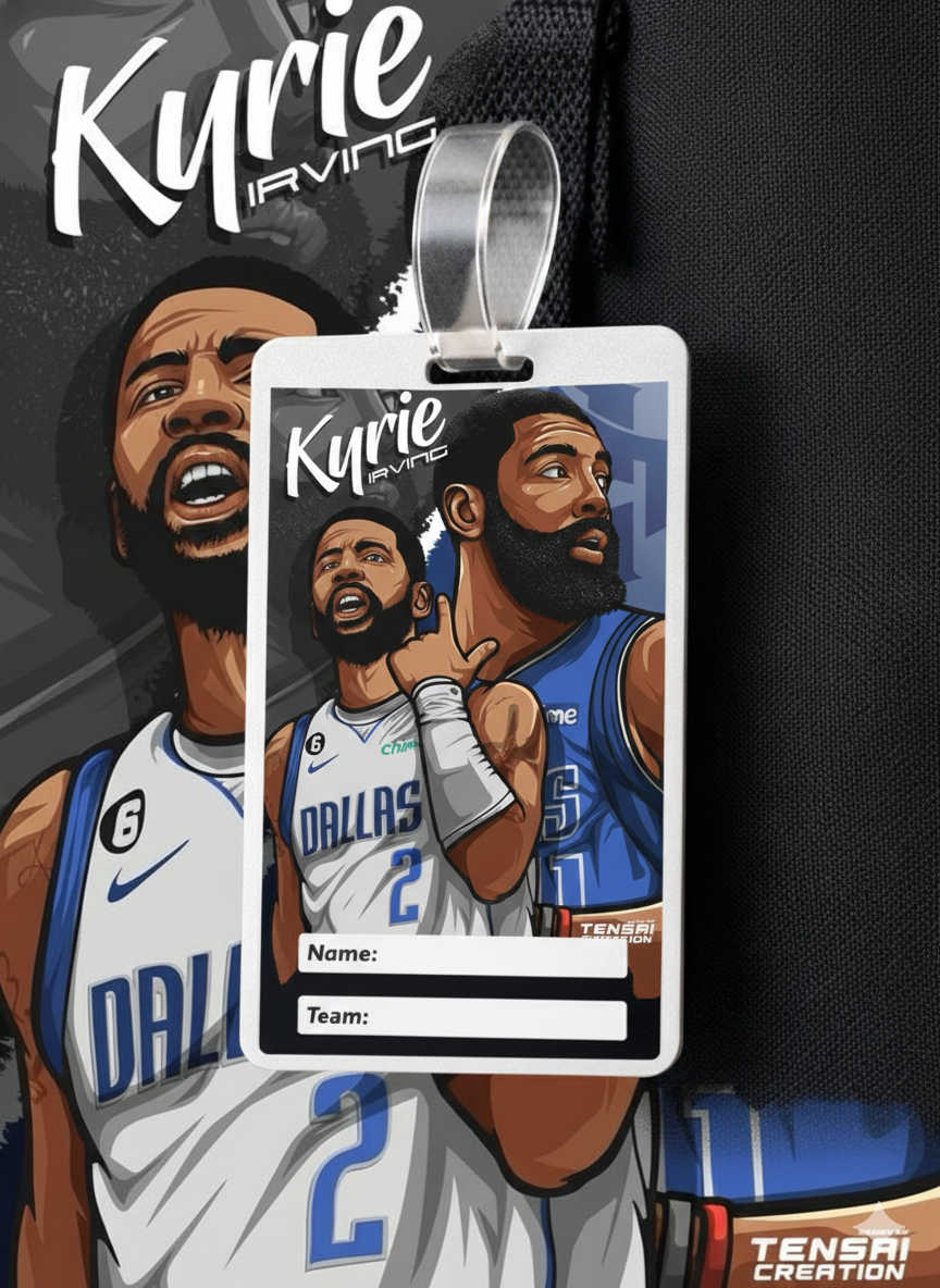 Pack of 2 Kyrie Comic edition Bag Tags