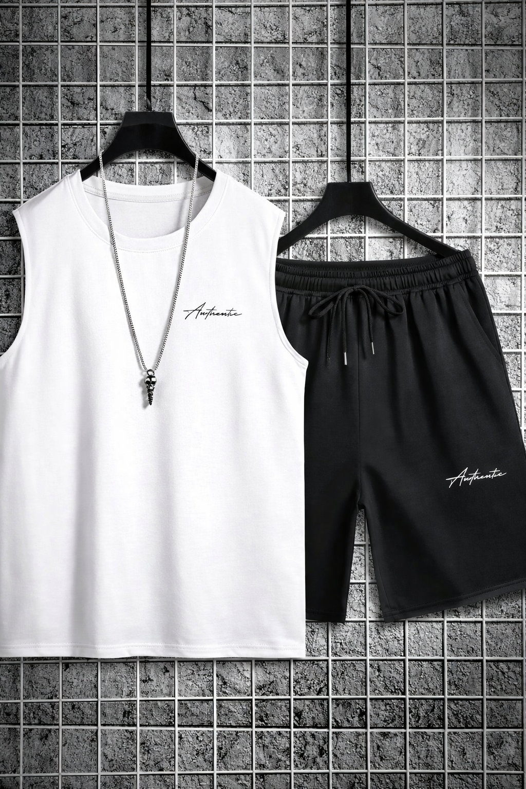 2 Tank+1shorts baller 🏀 Combo Cord Set Authentic High quality Gsm