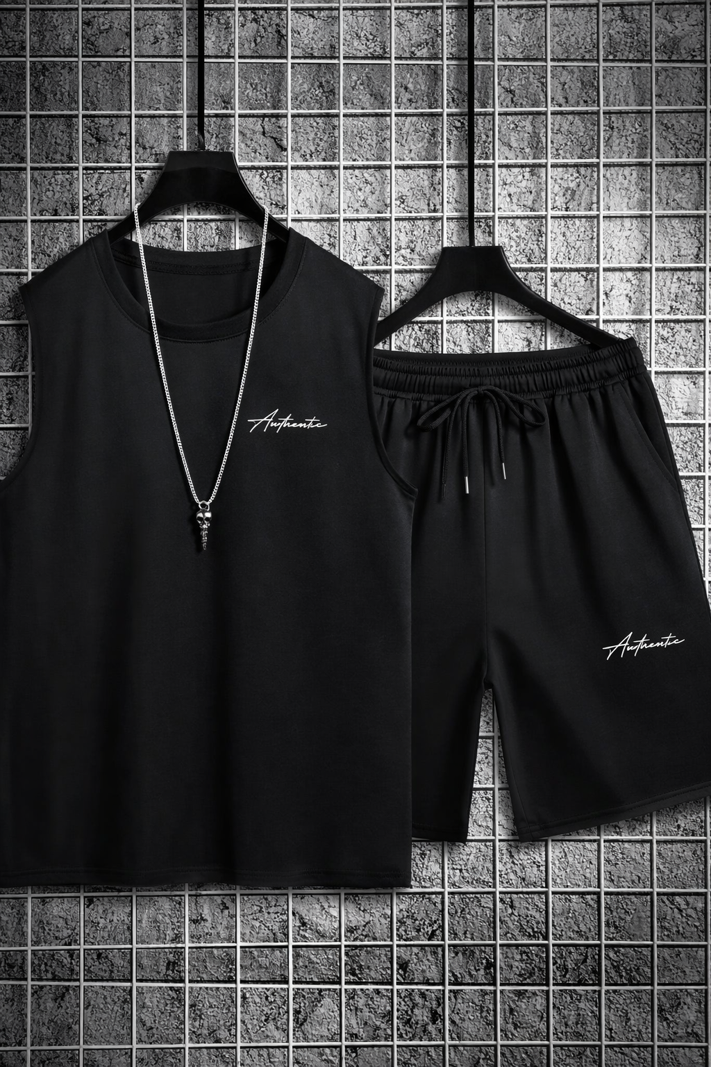 2 Tank+1shorts baller 🏀 Combo Cord Set Authentic High quality Gsm