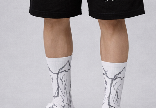 3 Pack Calf length Baller socks. High quality ,breathable , anti slip material . Black, white , green