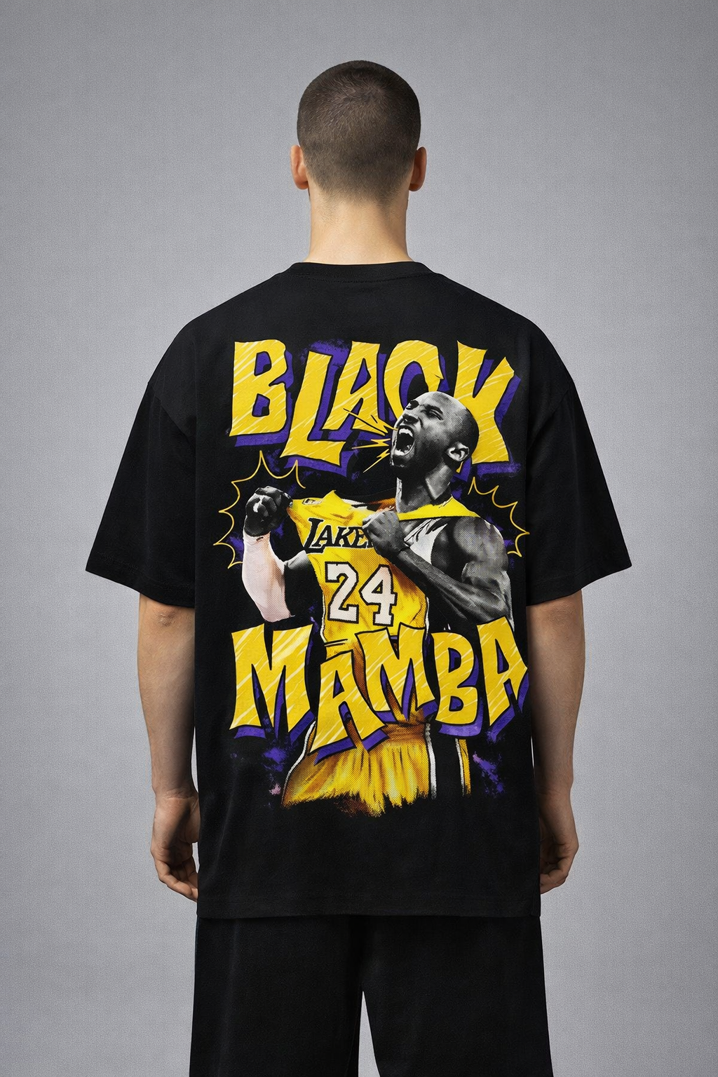 BLACK MAMBA KOBE 2Tees+1shorts(pack of 3) Cord Set (trending)