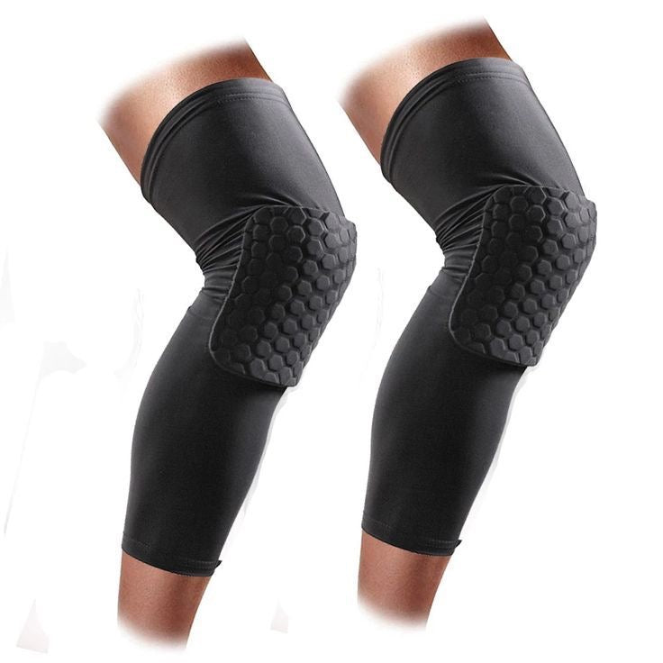 HONEYCOMB MC DAVID cushioned knee sleeve Black . All sizes available