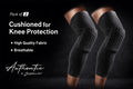 HONEYCOMB MC DAVID cushioned knee sleeve Black . All sizes available
