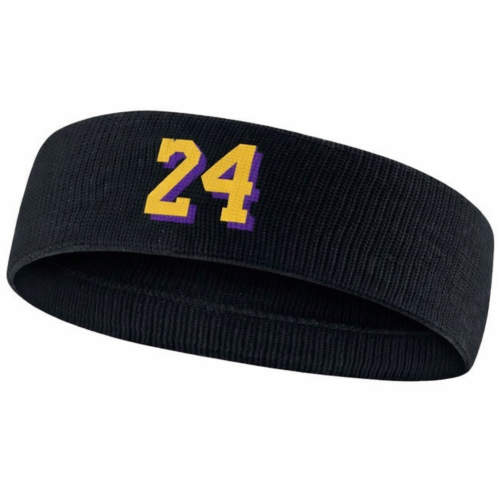 MAMBA 24 pack of 2 W;B Basketball HeadBand sweat absorbing fabric, one size