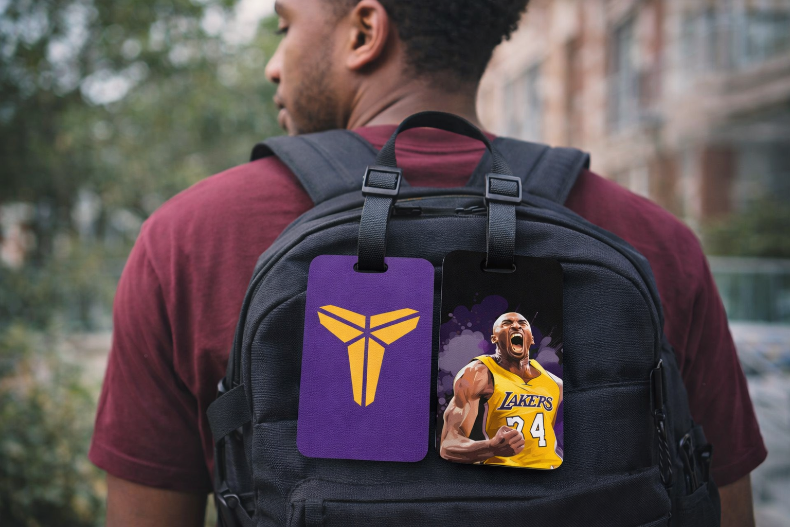 Pack of 4 High Quality Luggage Tags - KOBE 24