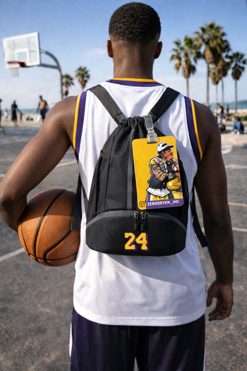 KOBE BagPack with(Ball/wet/dry/shoe) separate storage