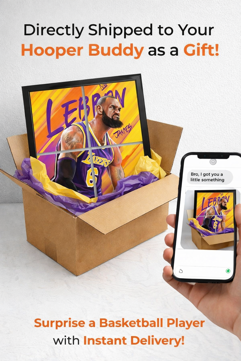 Lebron Basketball Wall Frame for Living/Gaming Room l perfect gift ideas for hoopers 🏀