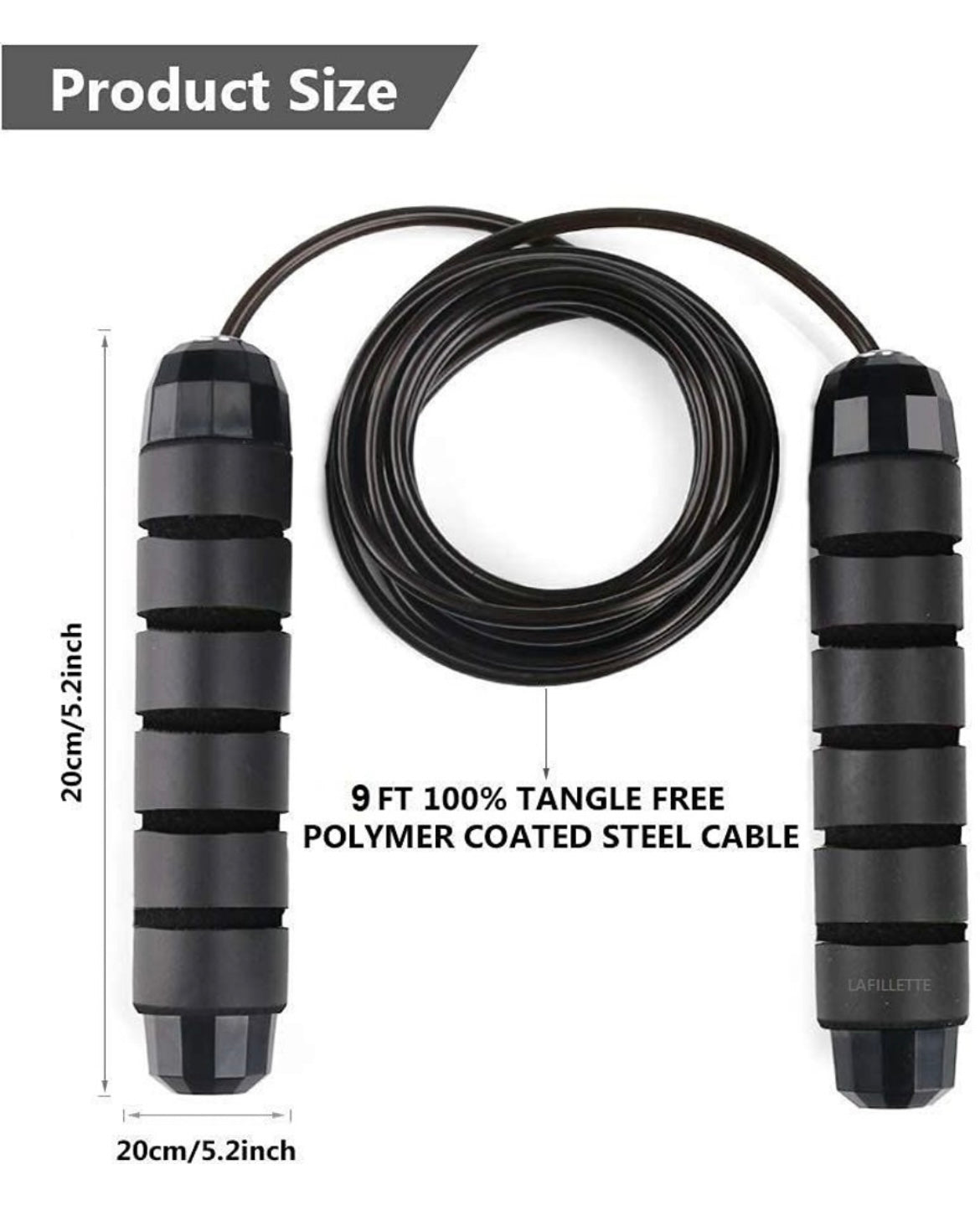 PROFESSIONAL SKIPPING ROPE FOR SPEED/AGILITY/JUMP TRAINING
