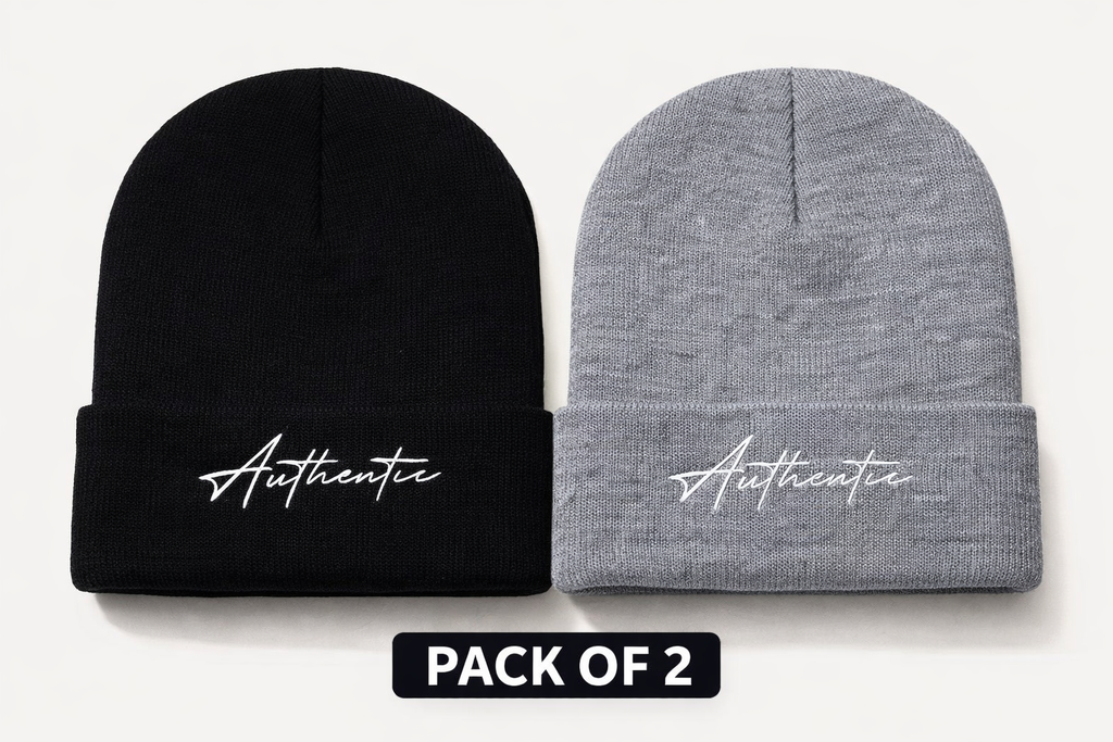 Authentic™ Premium Winter Beanie pack of 2| Ultra-Soft Knit • All-Day Warmth | Zeroseven.inc