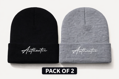Authentic™ Premium Winter Beanie pack of 2| Ultra-Soft Knit • All-Day Warmth | Zeroseven.inc